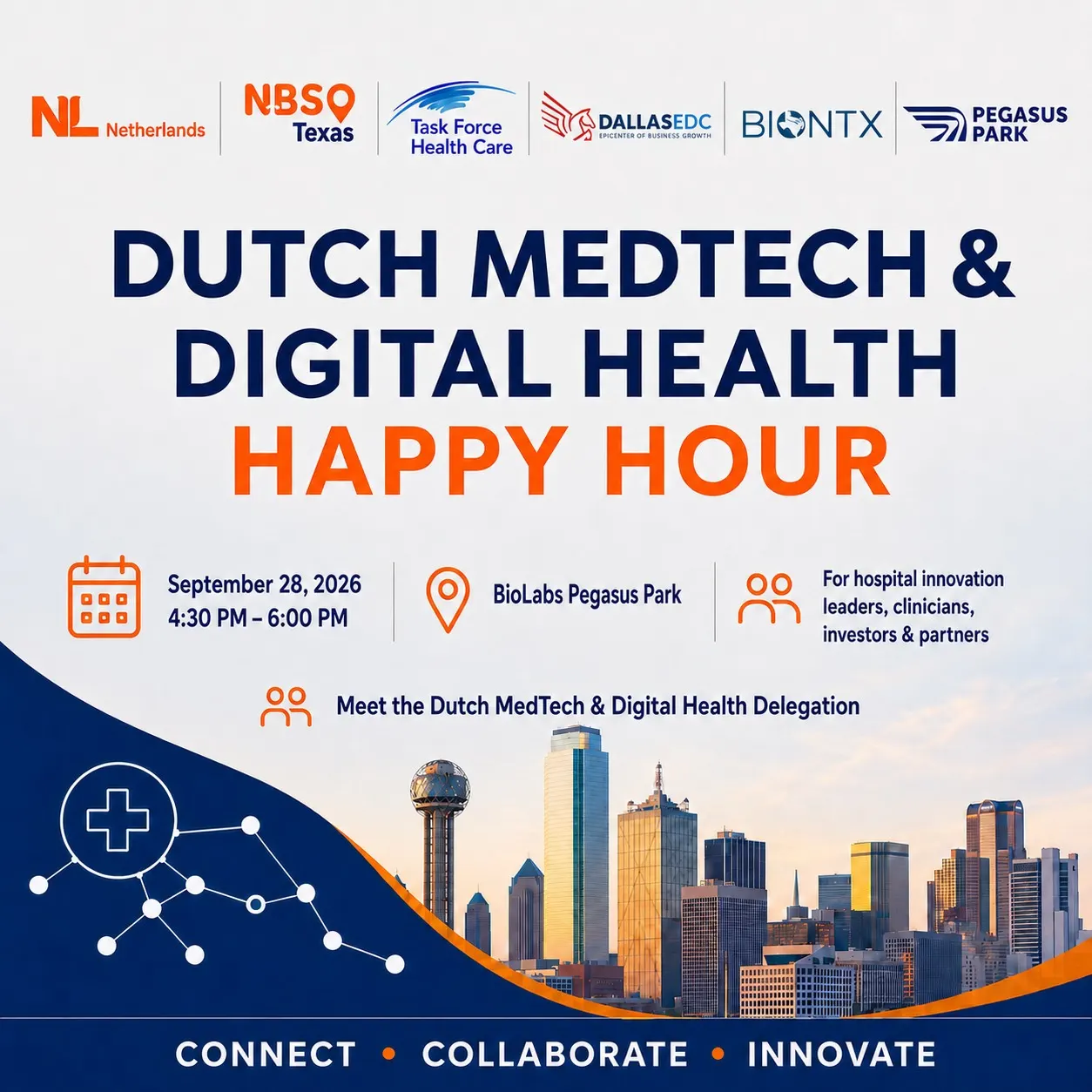 Dutch MedTech & Digital Health Networking Happy Hour