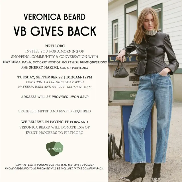 Veronica Beard x Pirth.org: Fireside Chat ft. Nayeema Raza