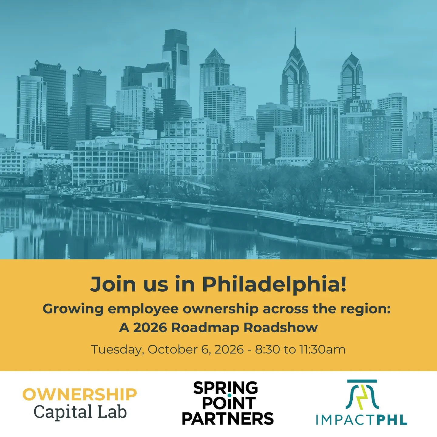 Join us in Philadelphia! Growing employee ownership across the region: A 2026 Roadmap Roadshow