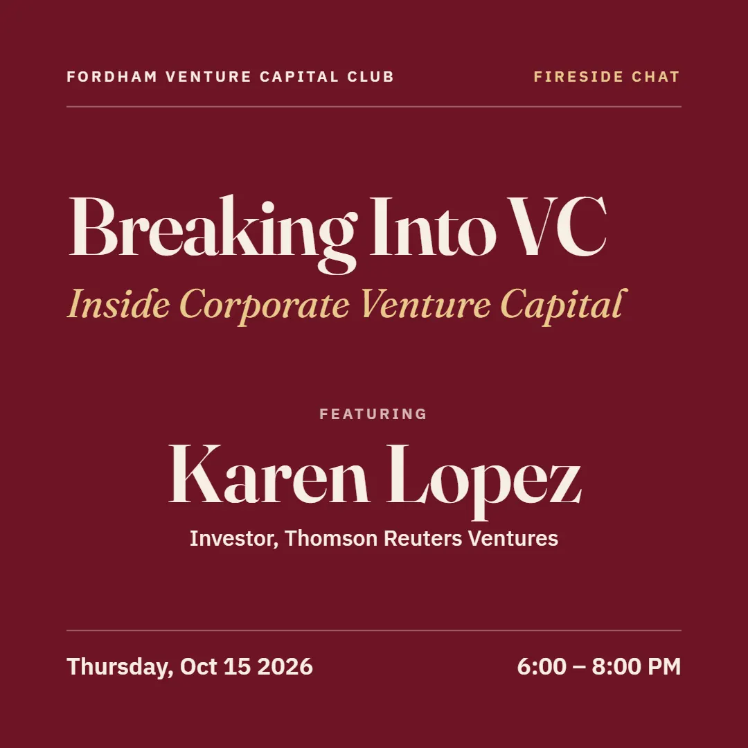 Breaking into VC & How Corporate VC works