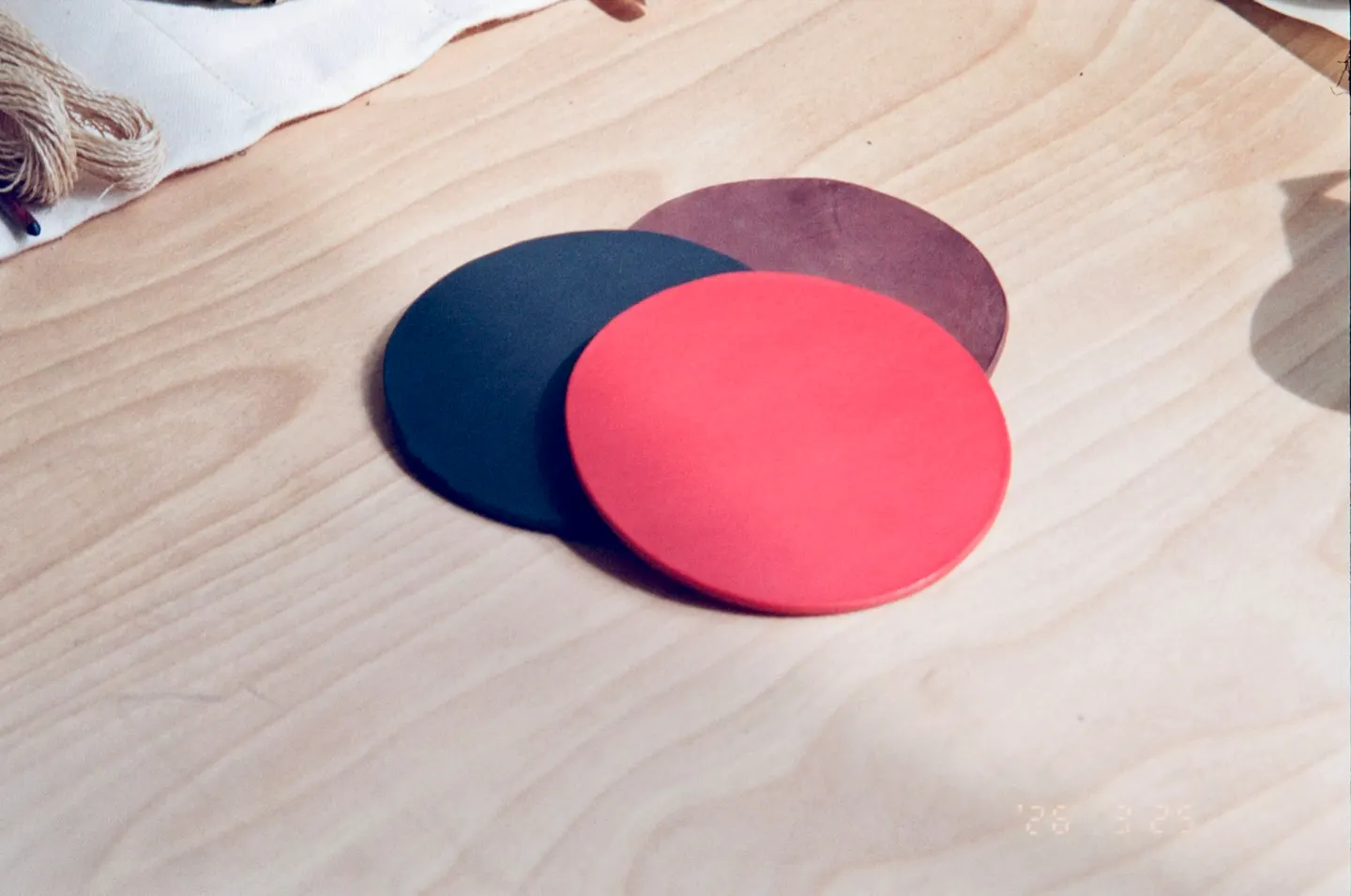 Make Your Own Leather Coasters
