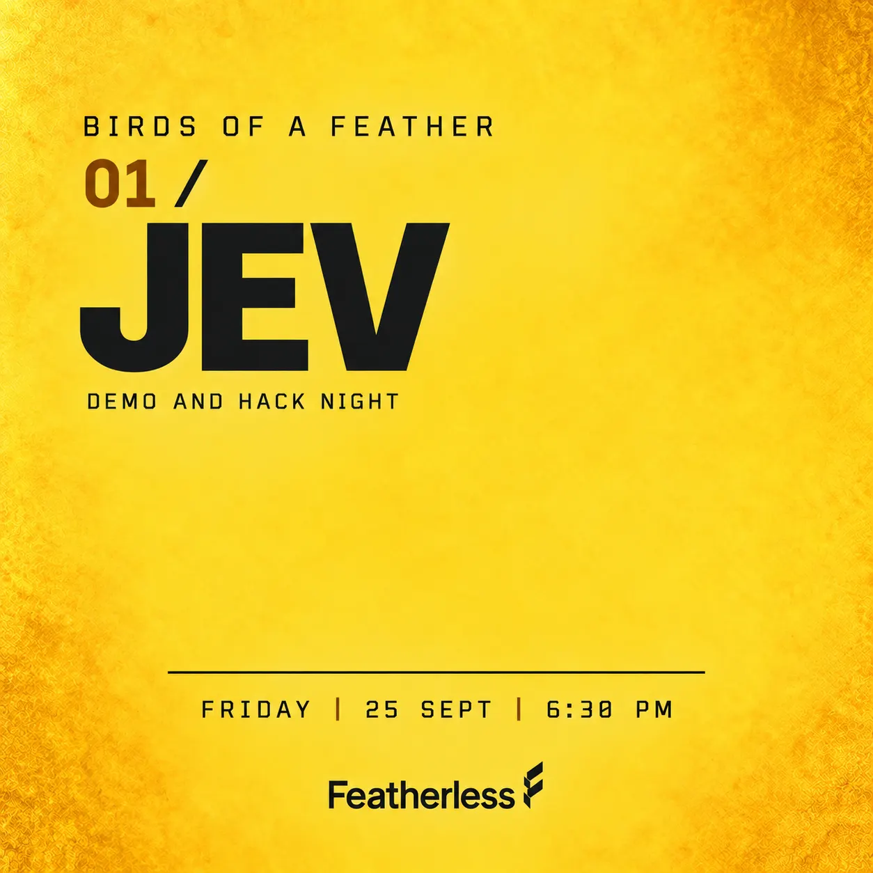 Jev Hack/Demo Night | Birds of a Feather