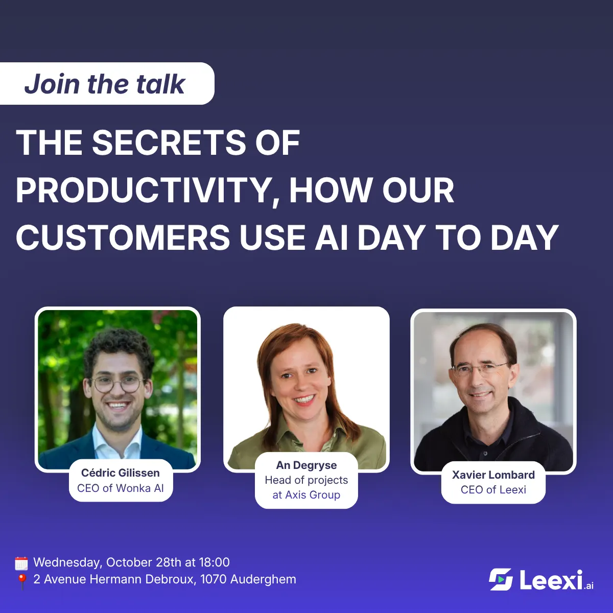 The Secret of productivity : how our customers use AI