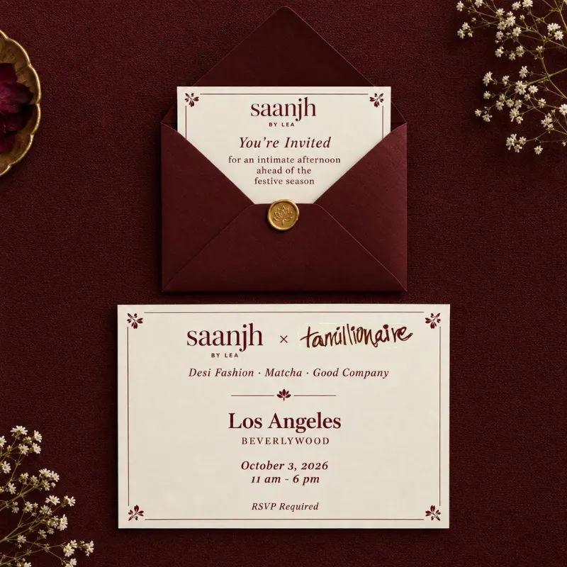Saanjh x Tamillionaire L.A. Pop-Up