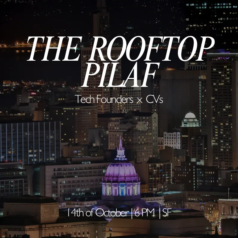 Rooftop Gathering: Pilaf Evening for Tech Founders and Investors