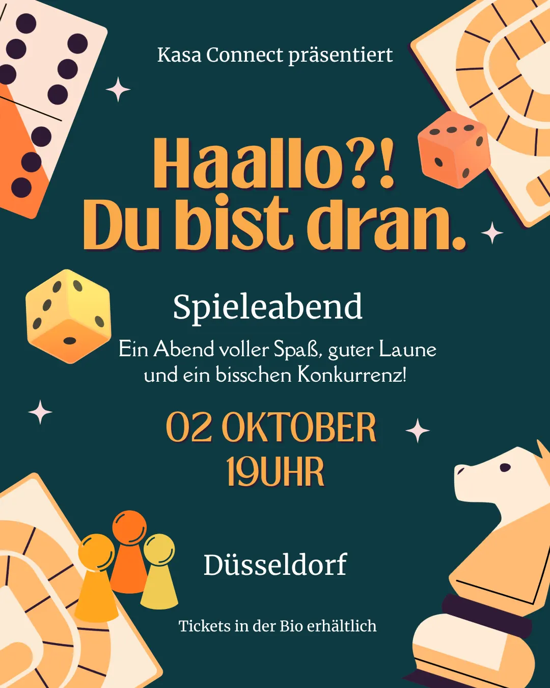 HAALLO?!Du bist dran.