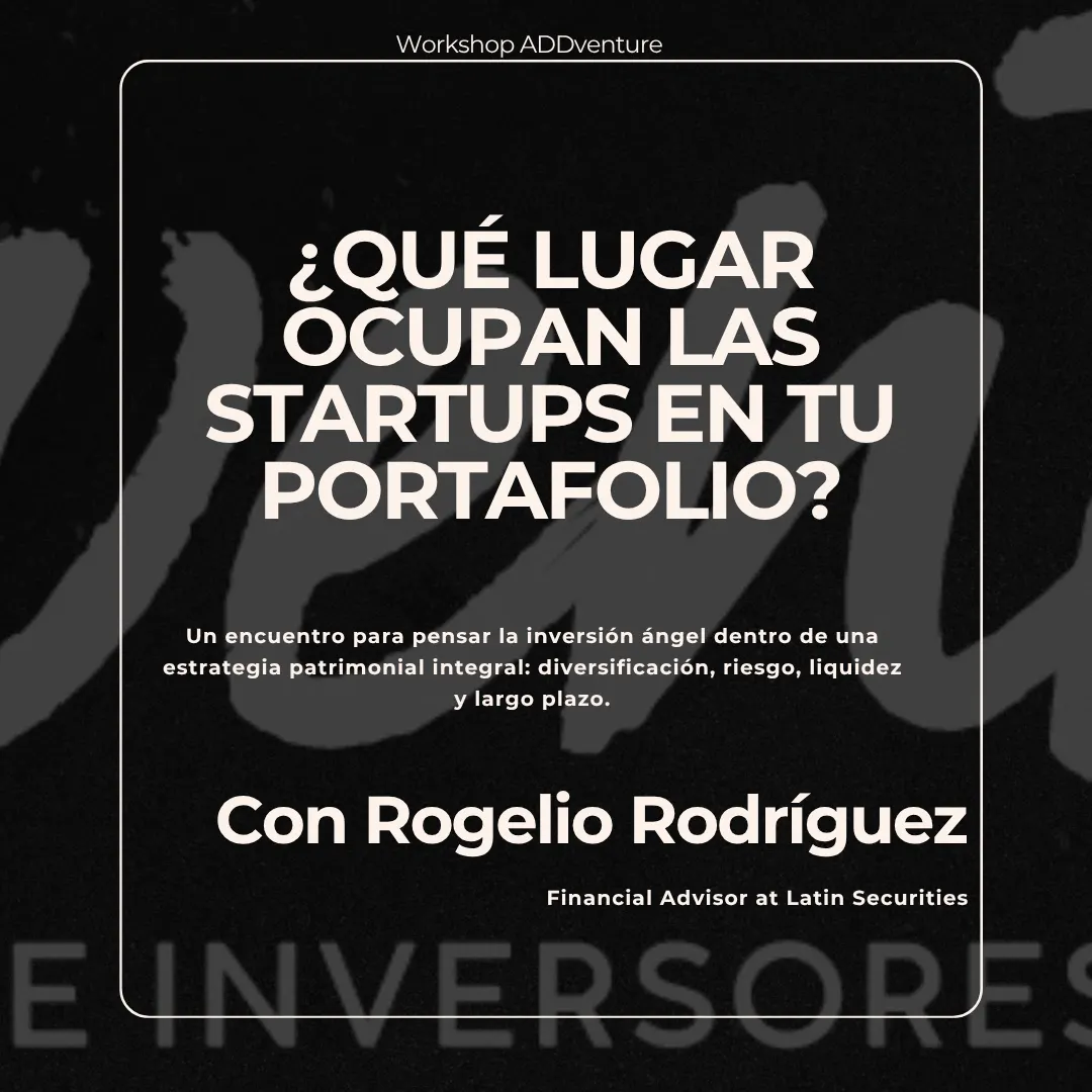 ¿Qué lugar ocupan las startups en tu portafolio?