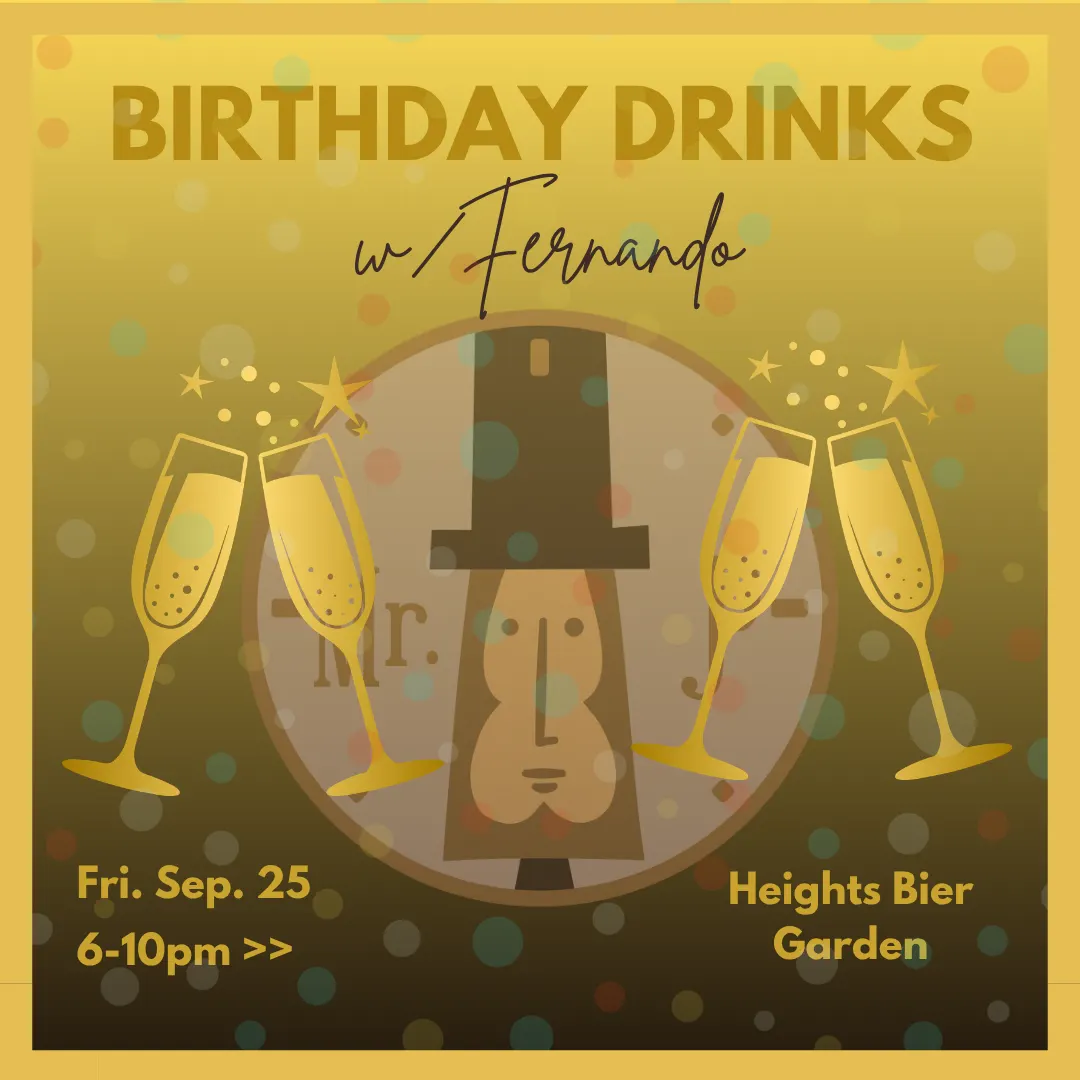 Birthday drinks with Fernando 2026
