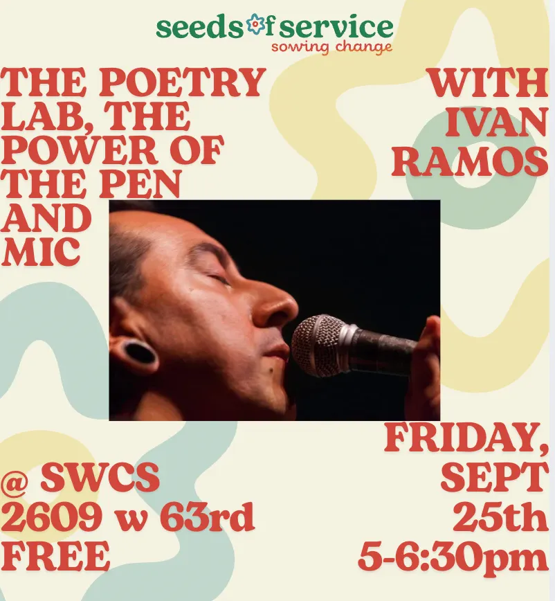 WORKSHOP: Ivan Ramos - THE POETRY LAB, THE POWER OF THE PEN AND MIC