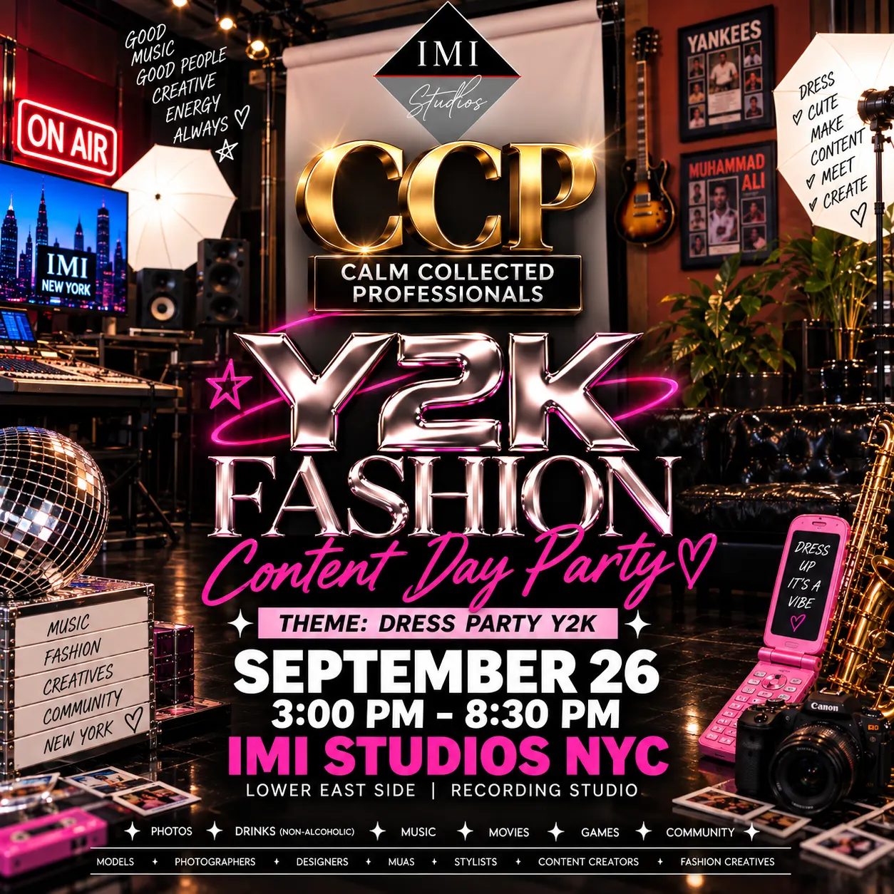 ✨ 💿 Y2K FASHION CONTENT DAY PARTY 📸✨