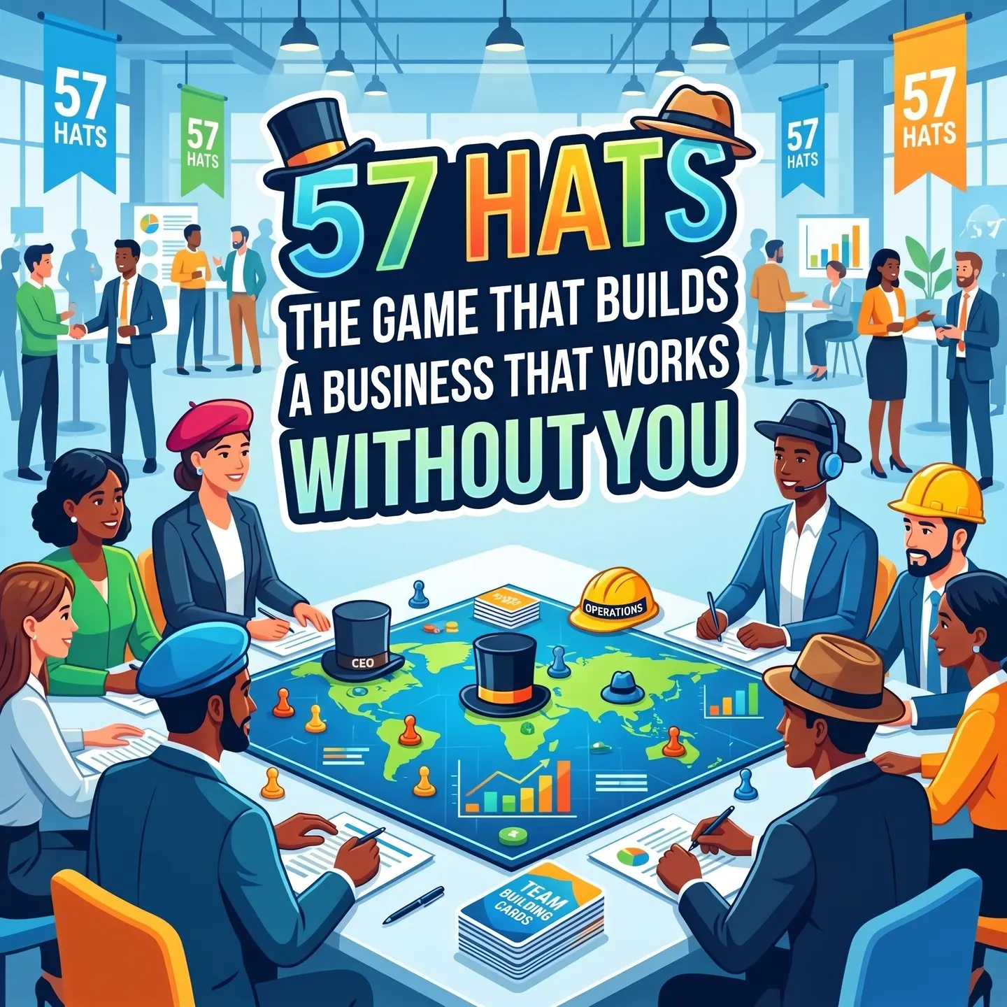 57 Hats: Board Game for Founders