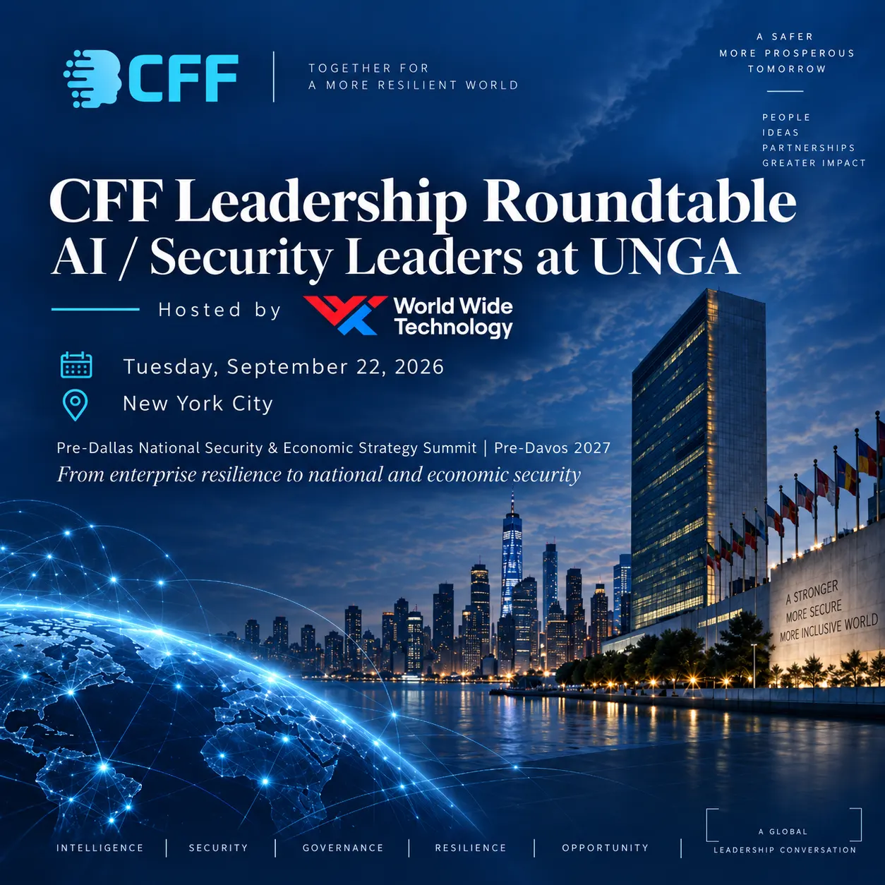 CFF Leadership Roundtable | AI & Security Leaders at UNGA