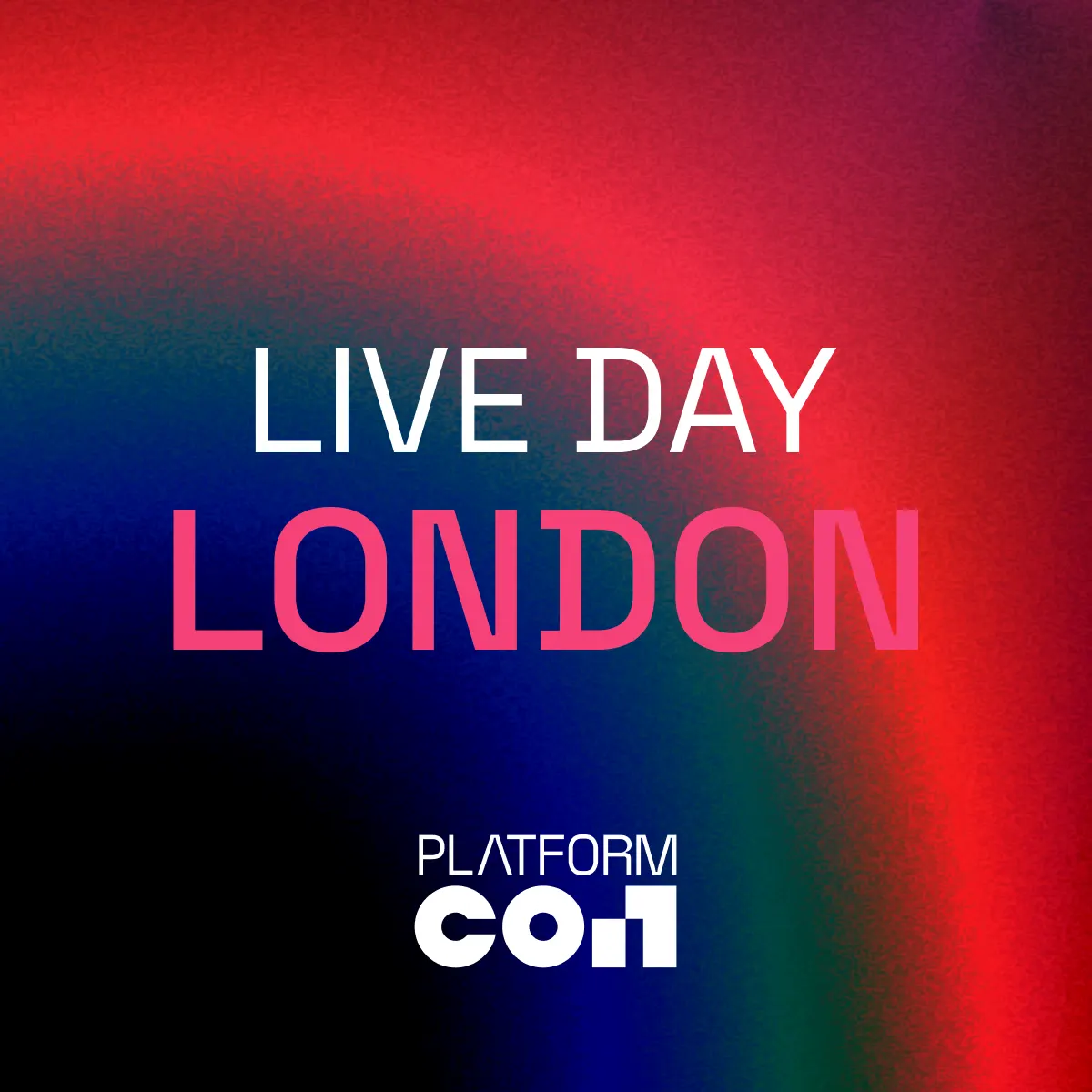 PlatformCon Live Day - London