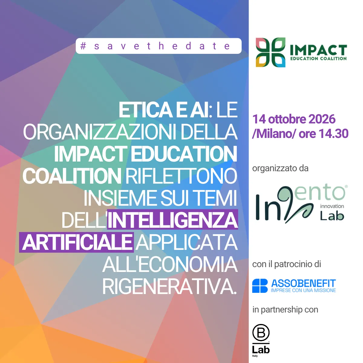 Etica e AI: le organizzazioni della Impact Education Coalition riflettono insieme sui temi dell'AI applicata all'economia rigenerativa