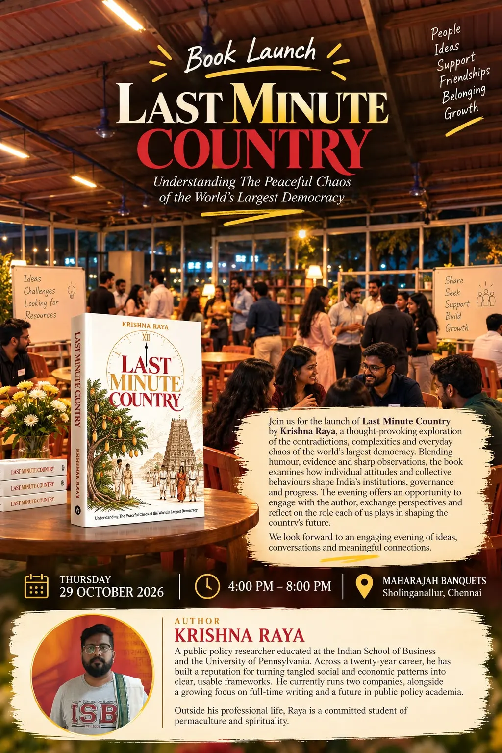 Book Launch of "Last Minute Country"