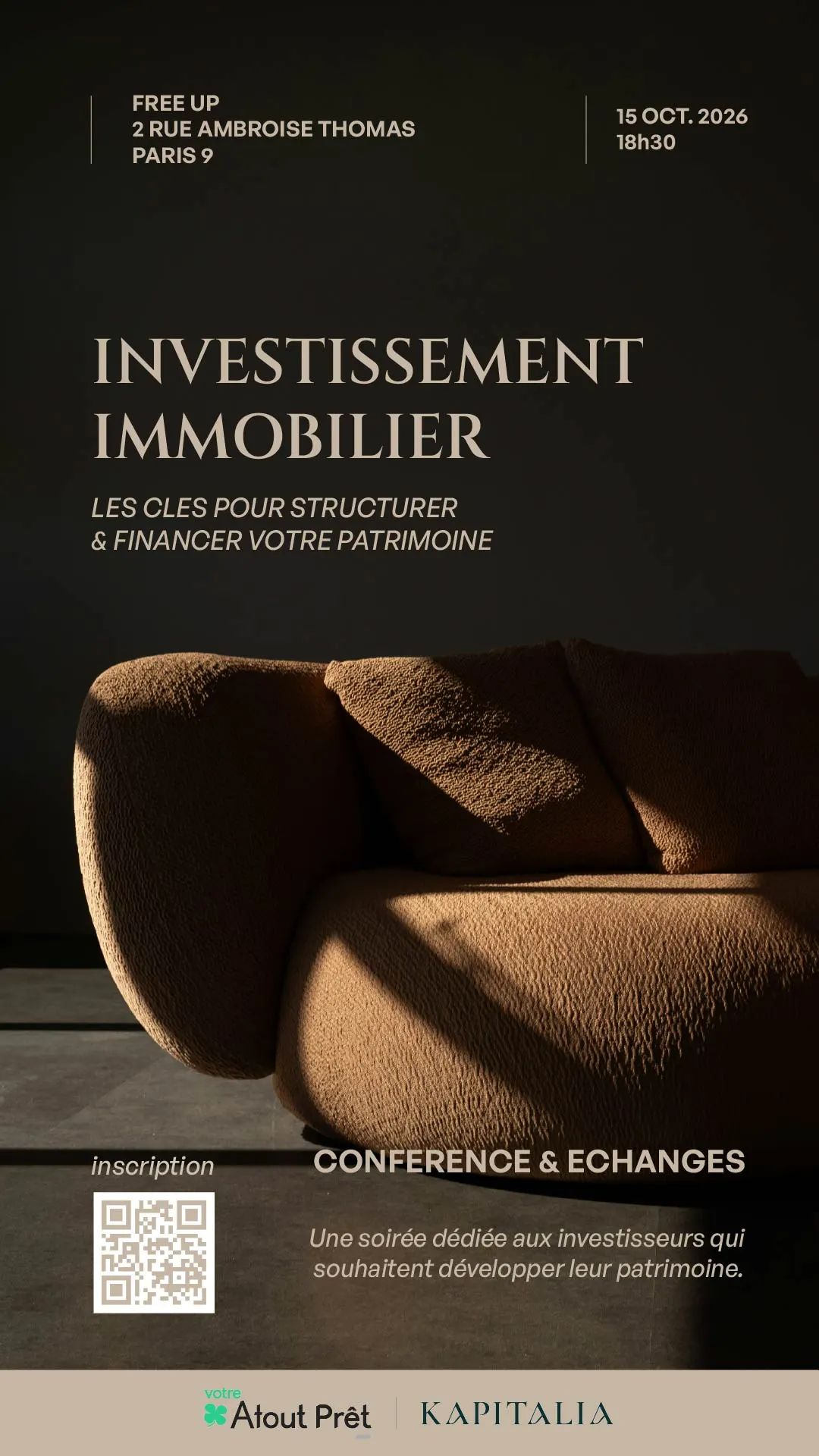 Investissement immobilier : Les clés pour structurer & financer votre patrimoine.