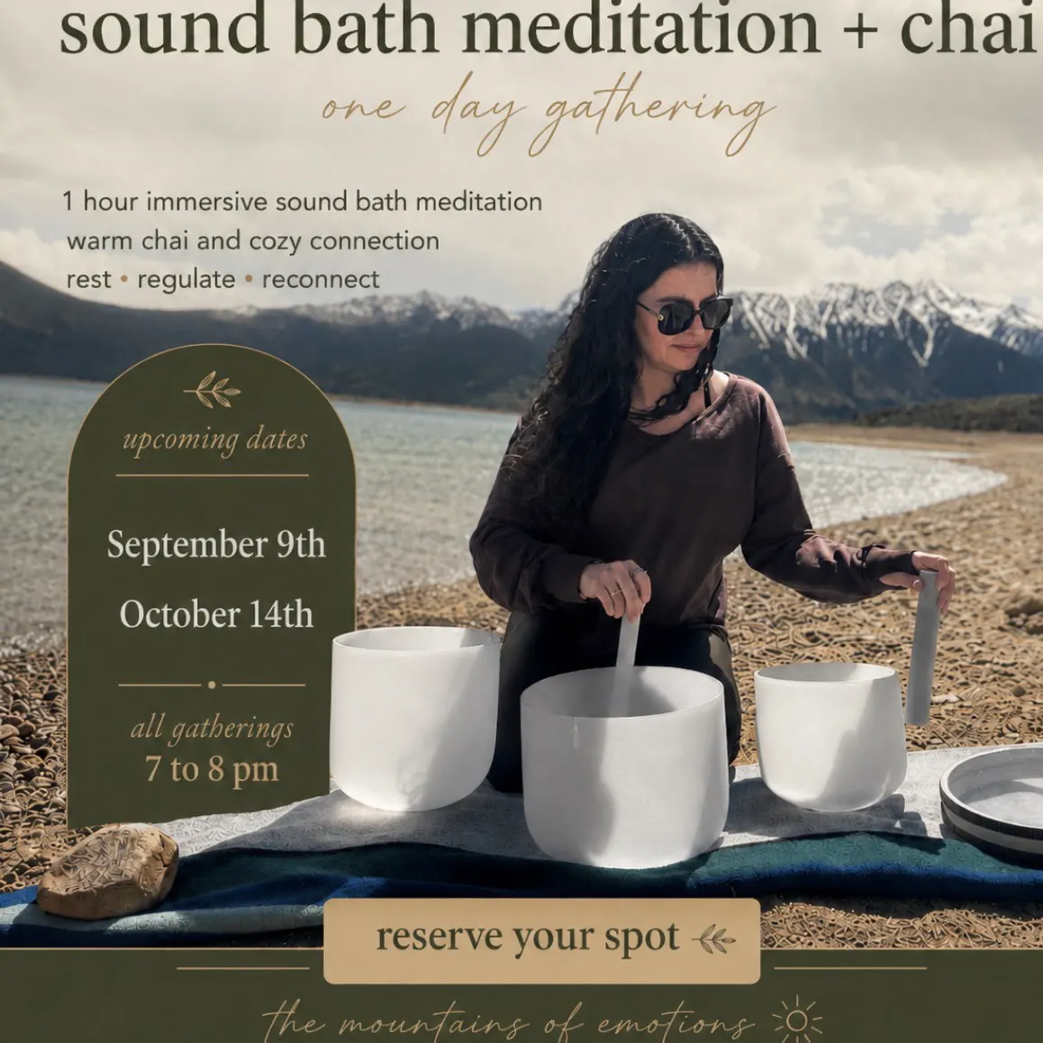 Sound Bath & Chai (decaf)