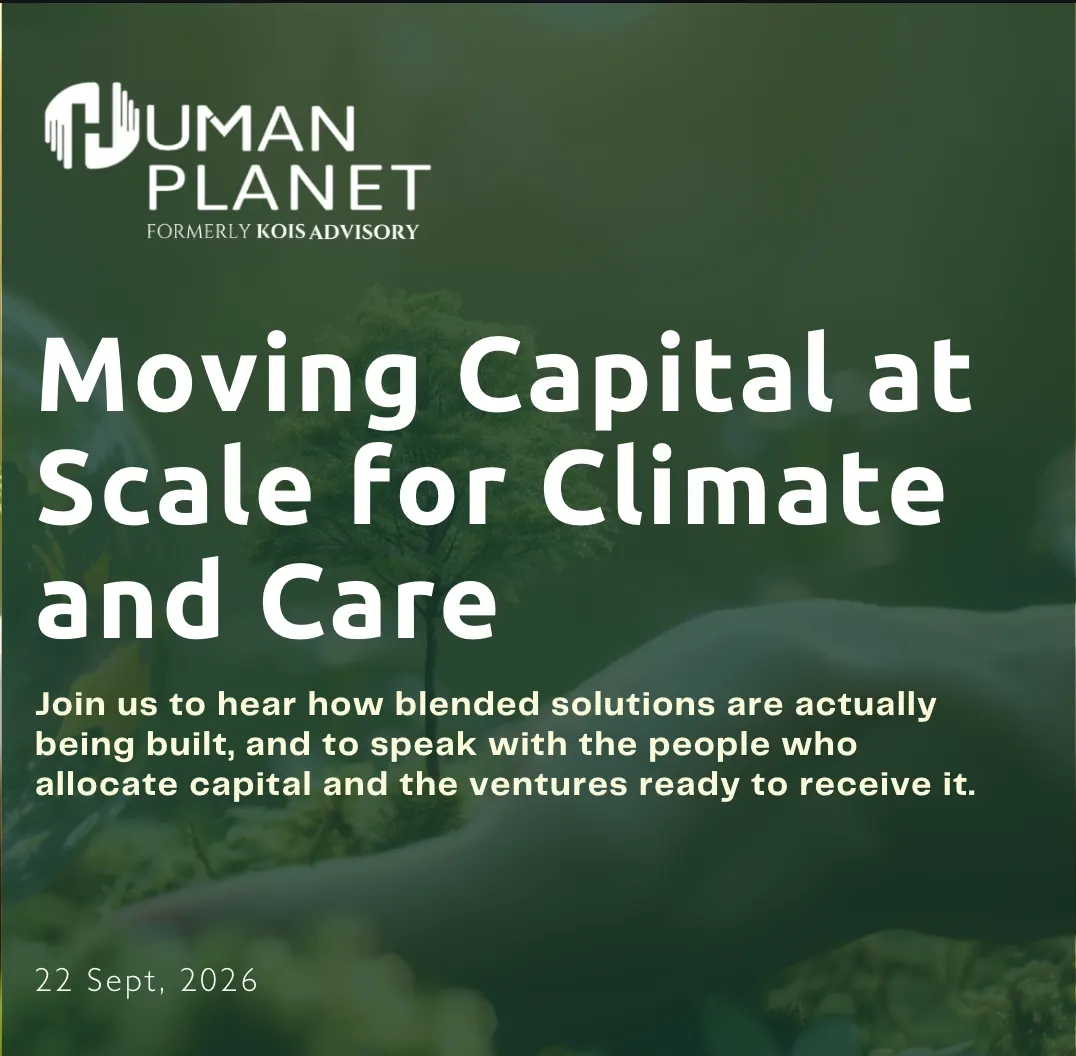 Moving Capital at Scale for Climate and Care