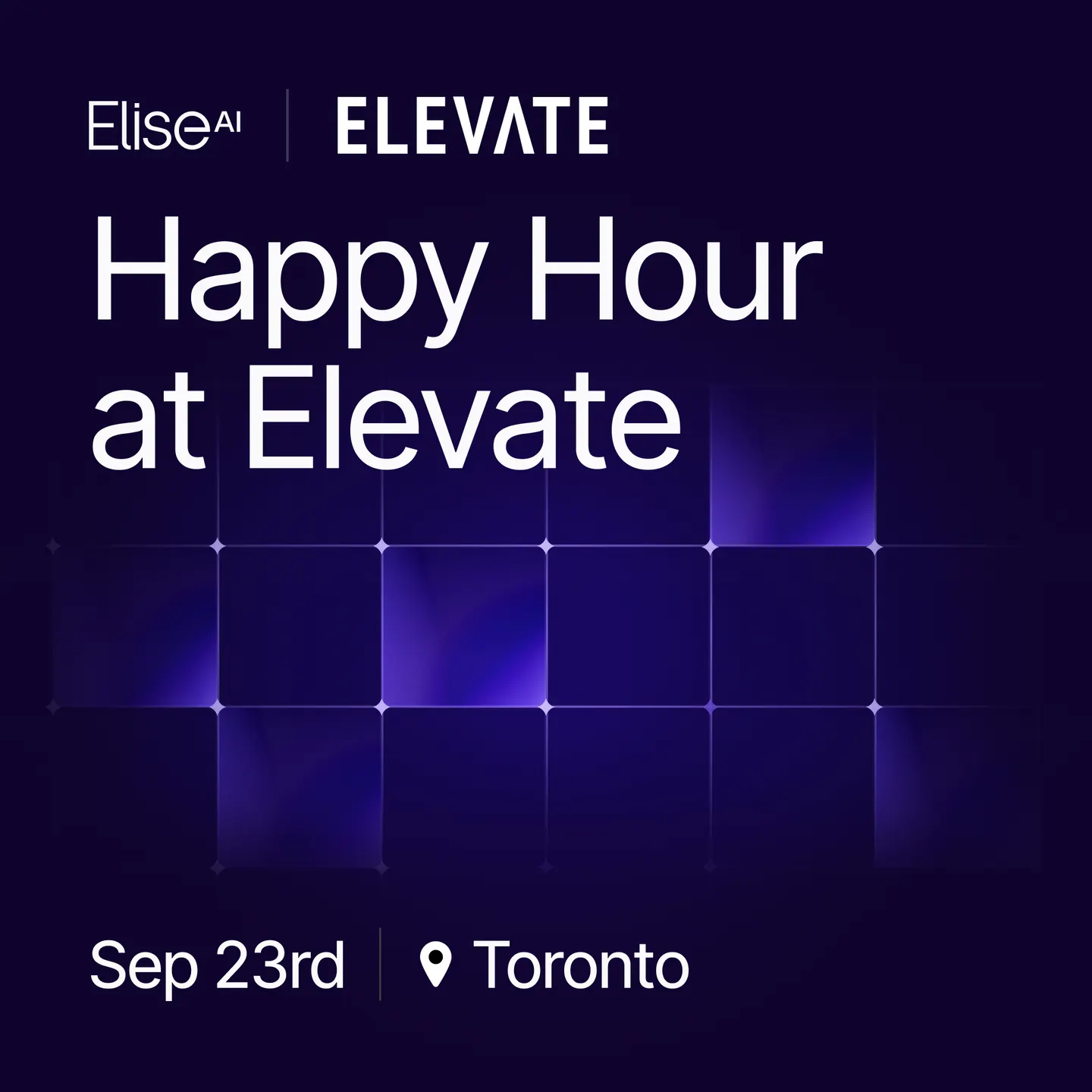 Happy Hour at Elevate — Hosted by EliseAI