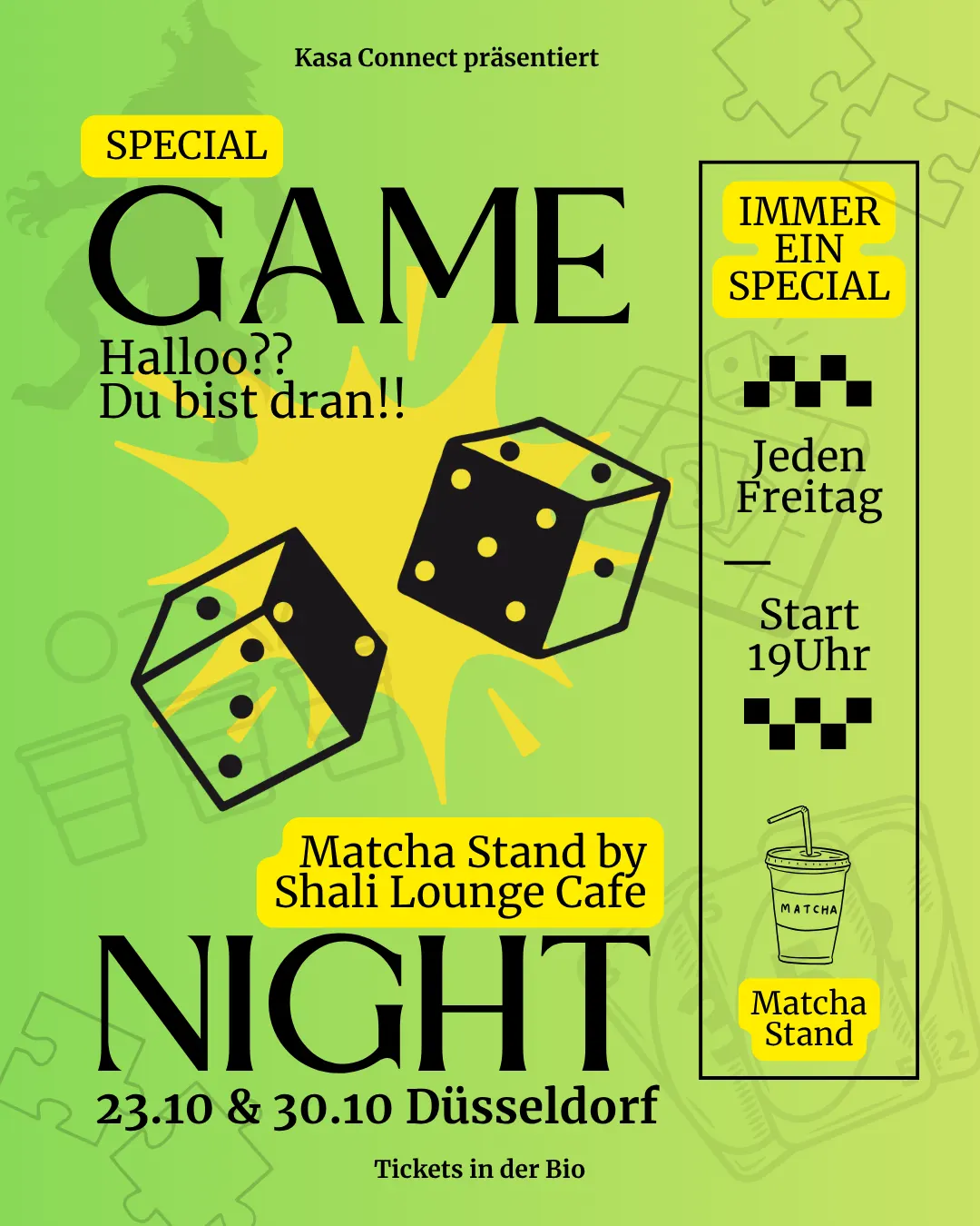 Matcha Special- Game Night