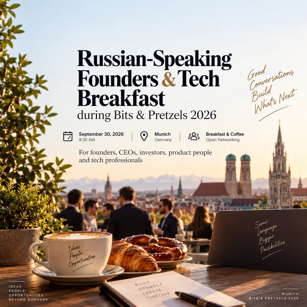 Russian-Speaking Founders & Tech Breakfast | Bits & Pretzels Munich