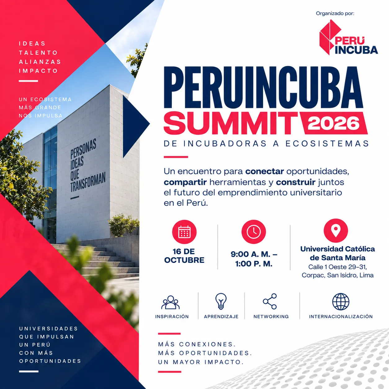 PERUINCUBA SUMMIT 2026 | De incubadoras a ecosistemas