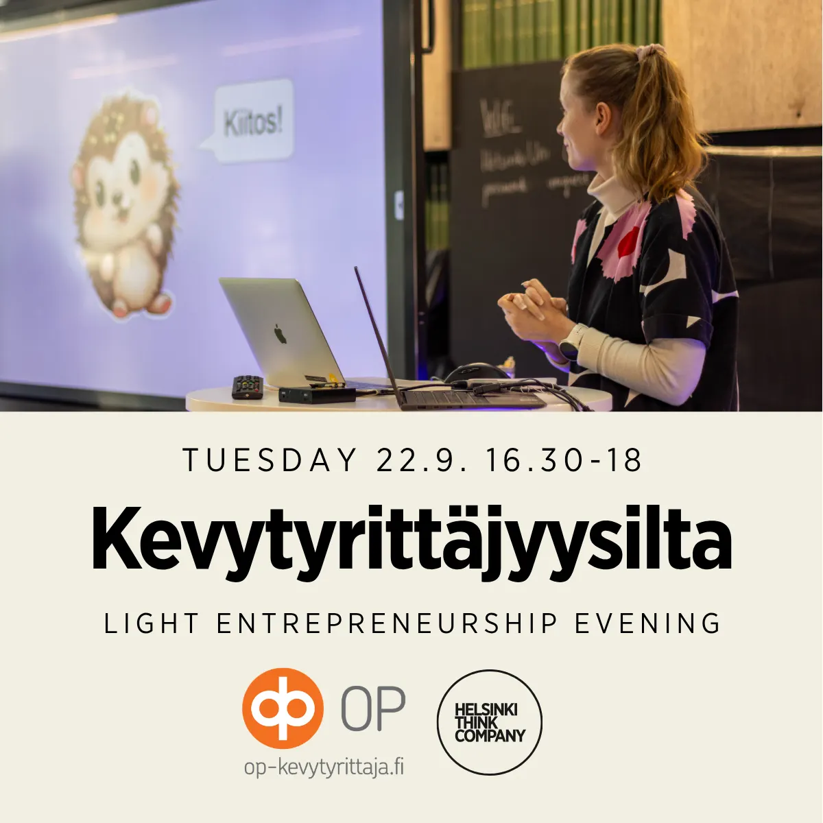 Kevytyrittäjyysilta - Light Entrepreneurship Evening