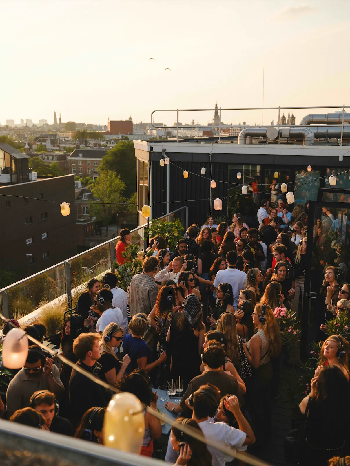 Rooftop Silent Disco: ADE Edition
