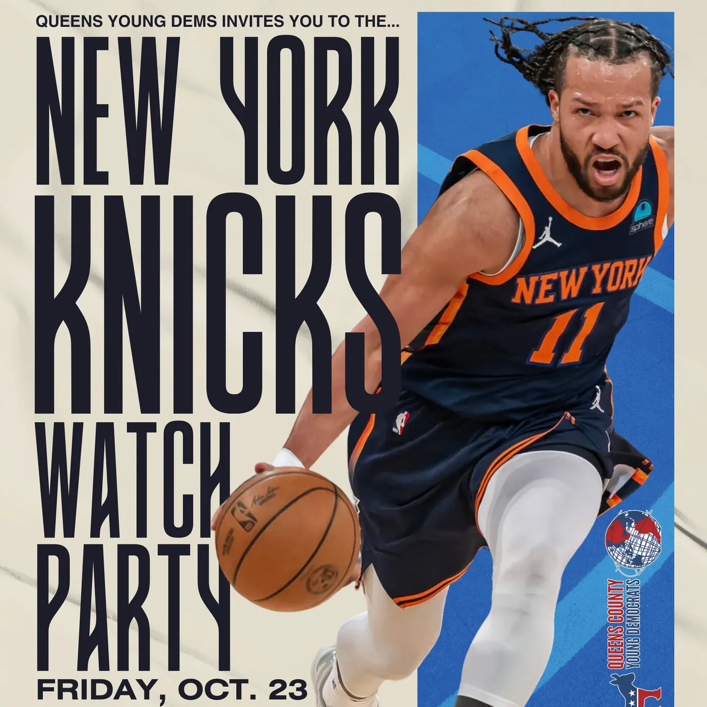 Knicks Watch Party | QCYD Basketball Caucus, Latino Caucus, & Student Caucus