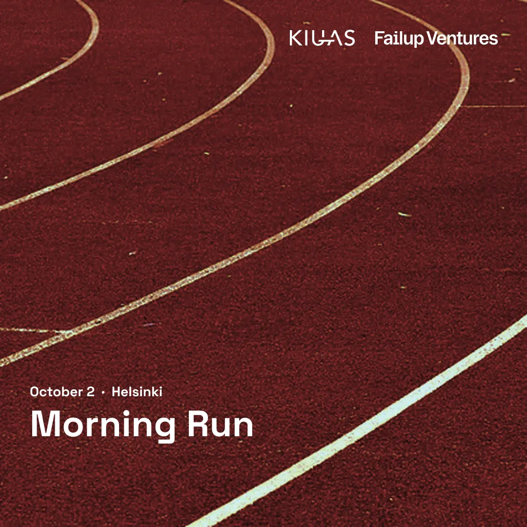 Morning Run with Kiuas and Failup Ventures