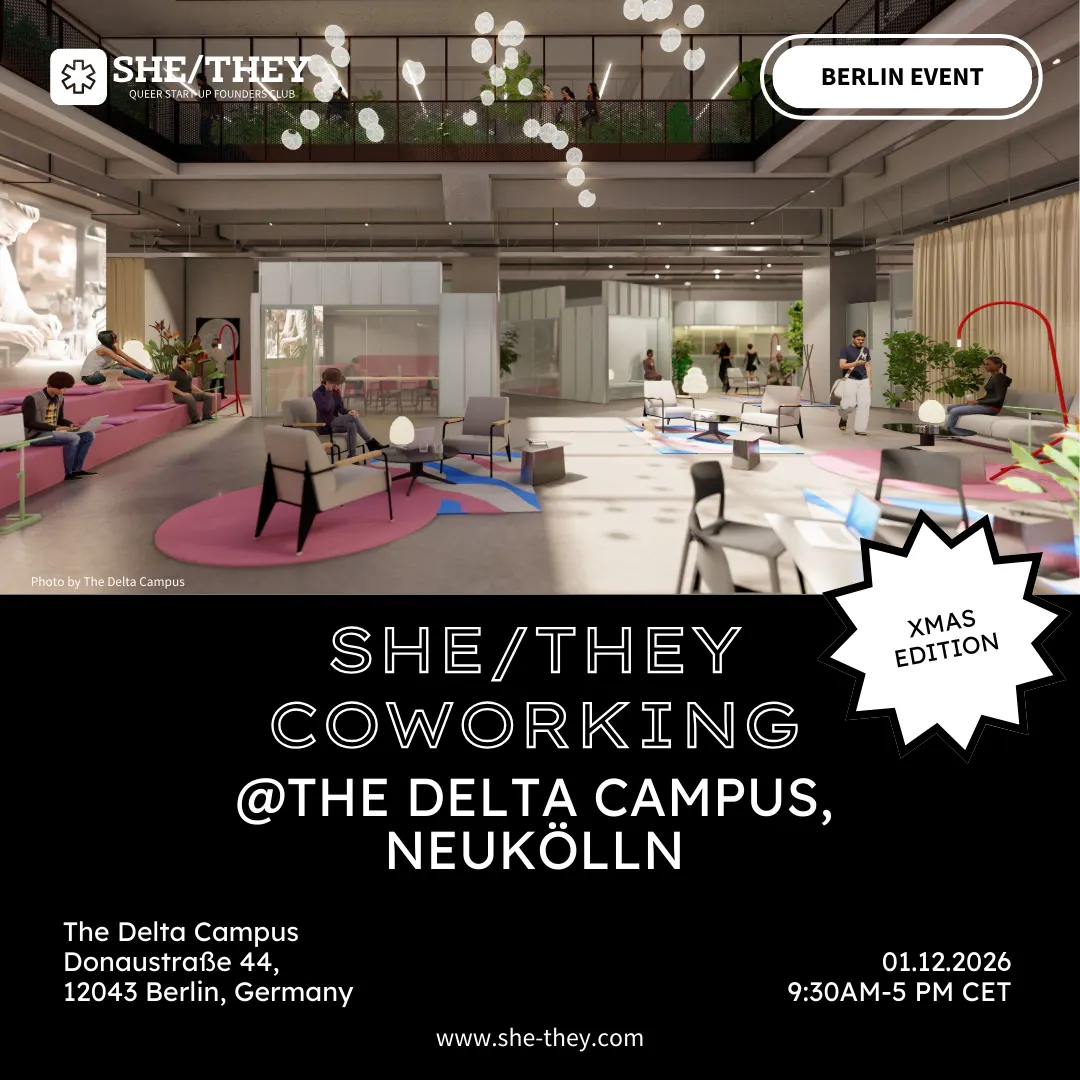 SHE/THEY Berlin – Xmas Coworking @The Delta Campus