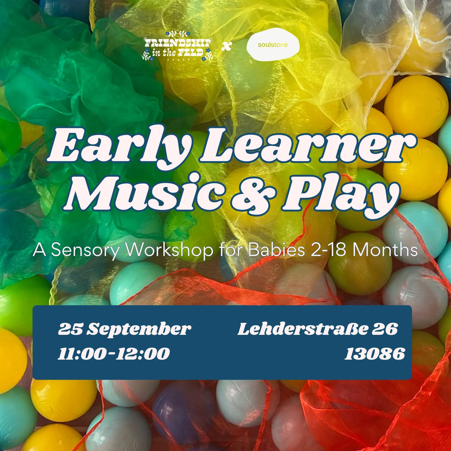 Early Learner Music & Play: A Sensory Workshop for Babies 2-18 Months