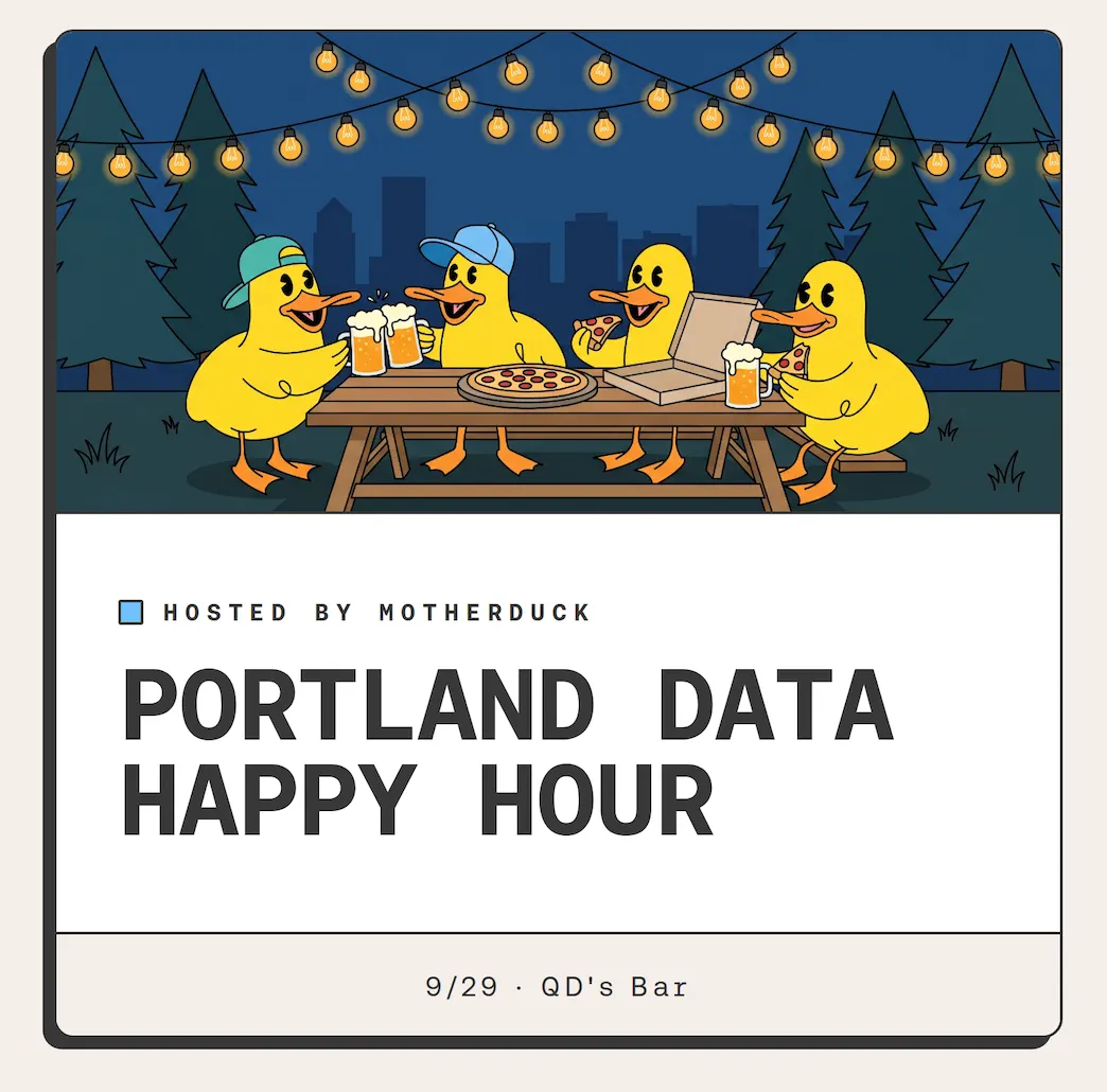 Portland Data Community Happy Hour
