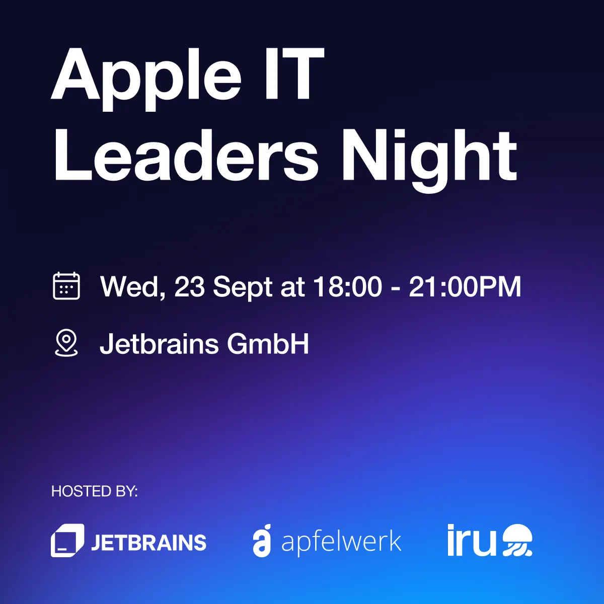 An evening with Jetbrains x Apfelwerk x Iru