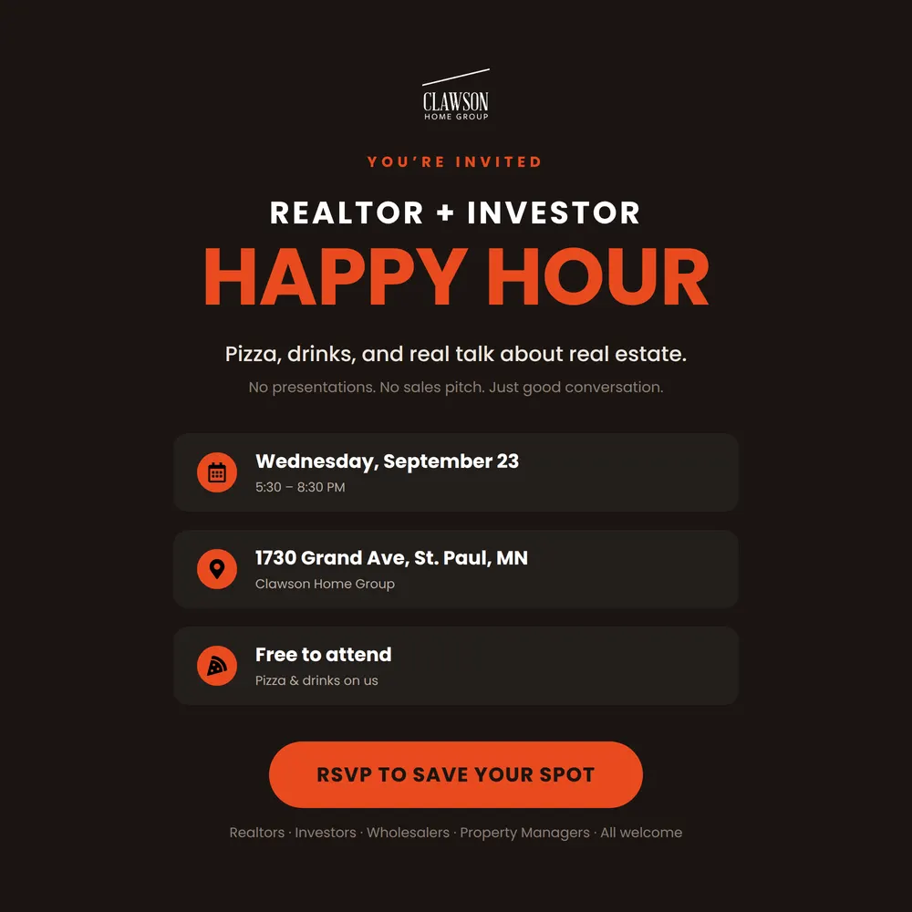 Realtor / Investor Happy Hour