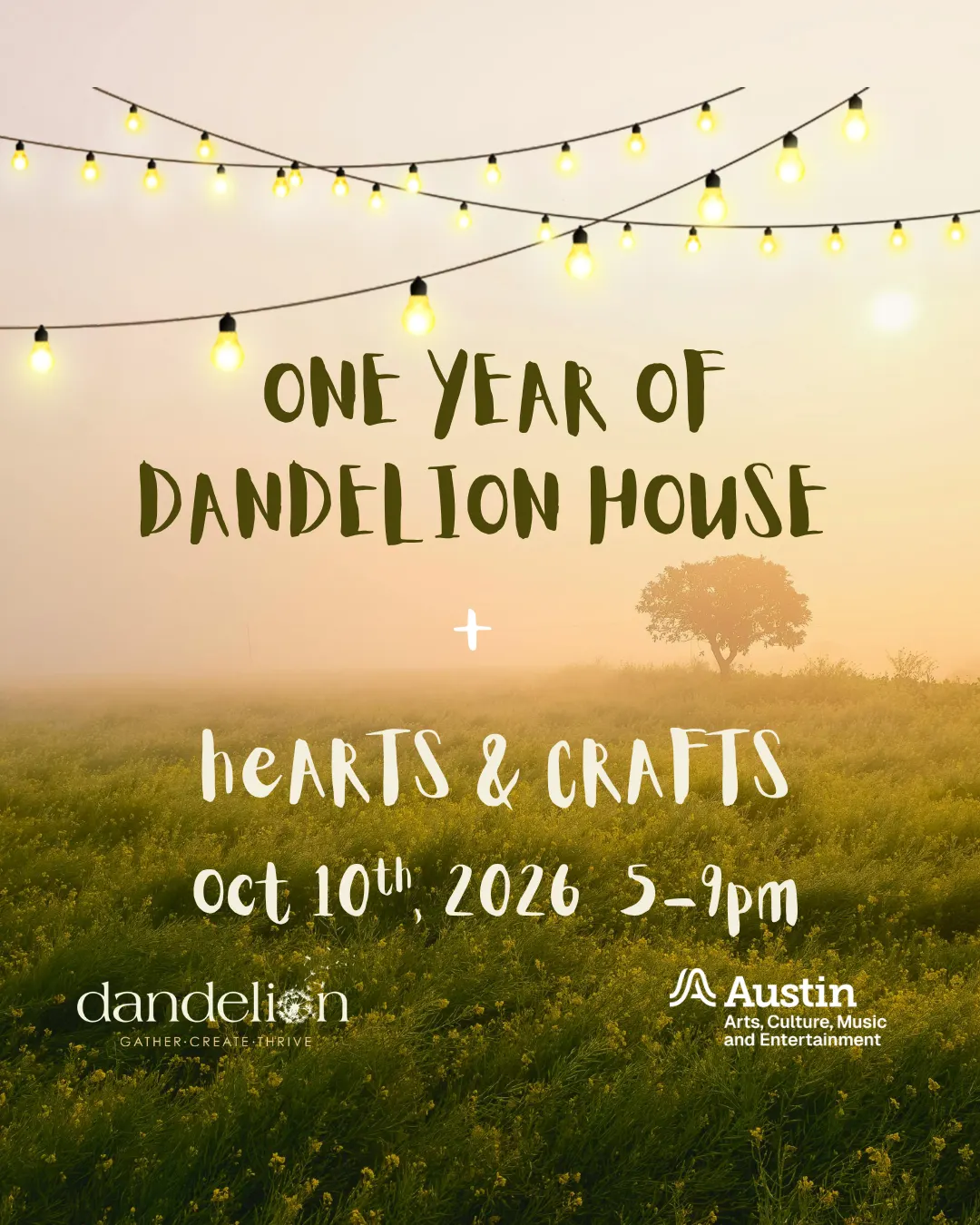 One Year of Dandelion House Celebration