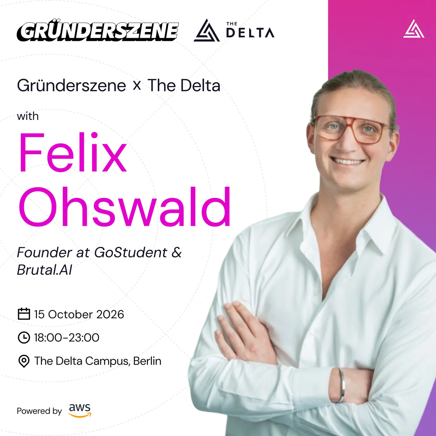 Felix Ohswald - Gründerszene x The Delta