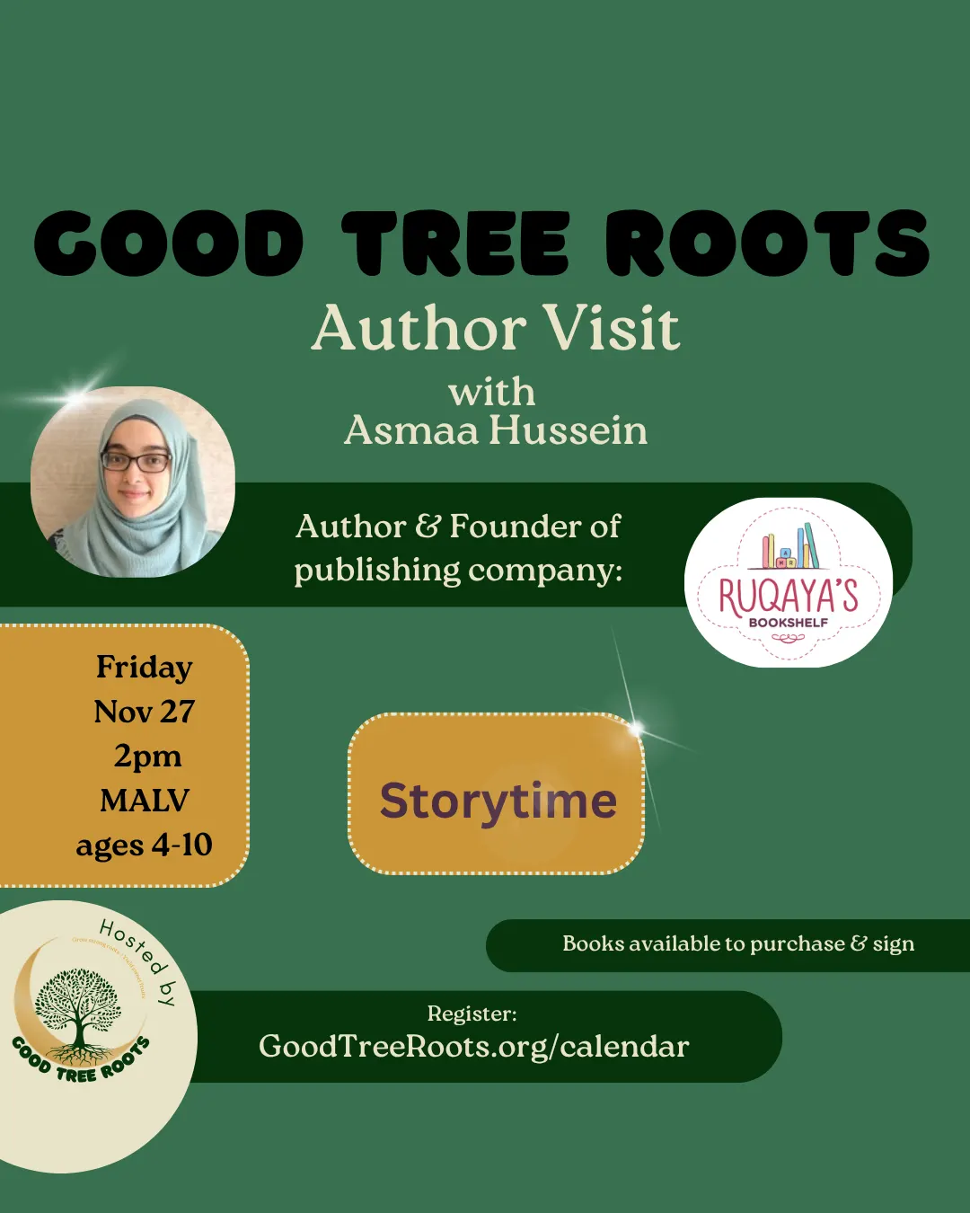 Author visit: Story time