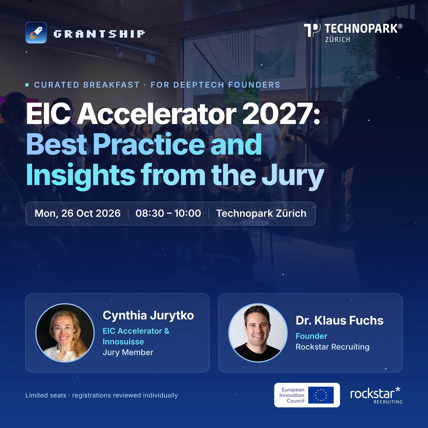 EIC Breakfast Session for DeepTech Founders