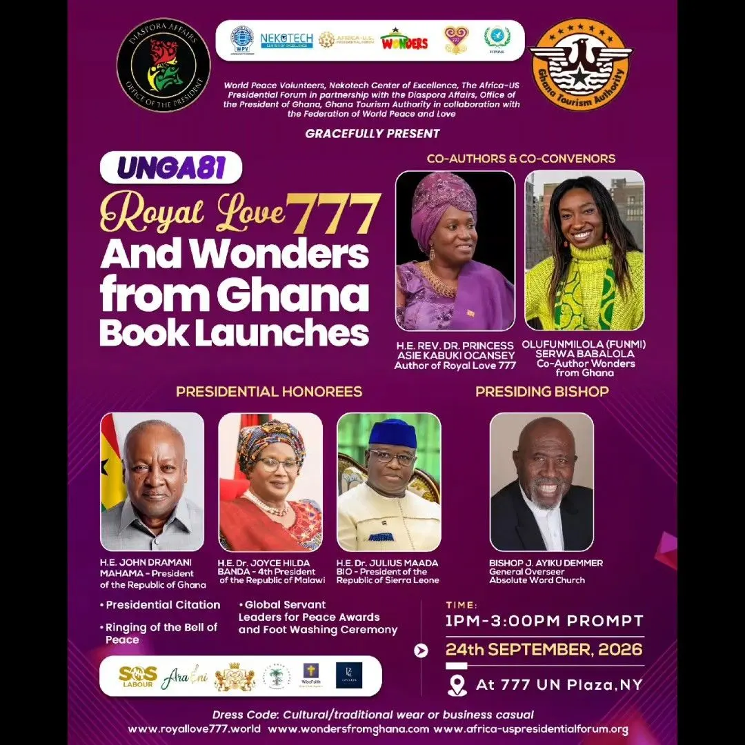UNGA81: Africa-US Presidential Forum Presents Wonders from Ghana & Royal Love 777
