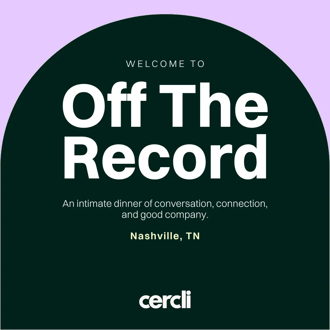 Off The Record: A Dinner for People Leaders