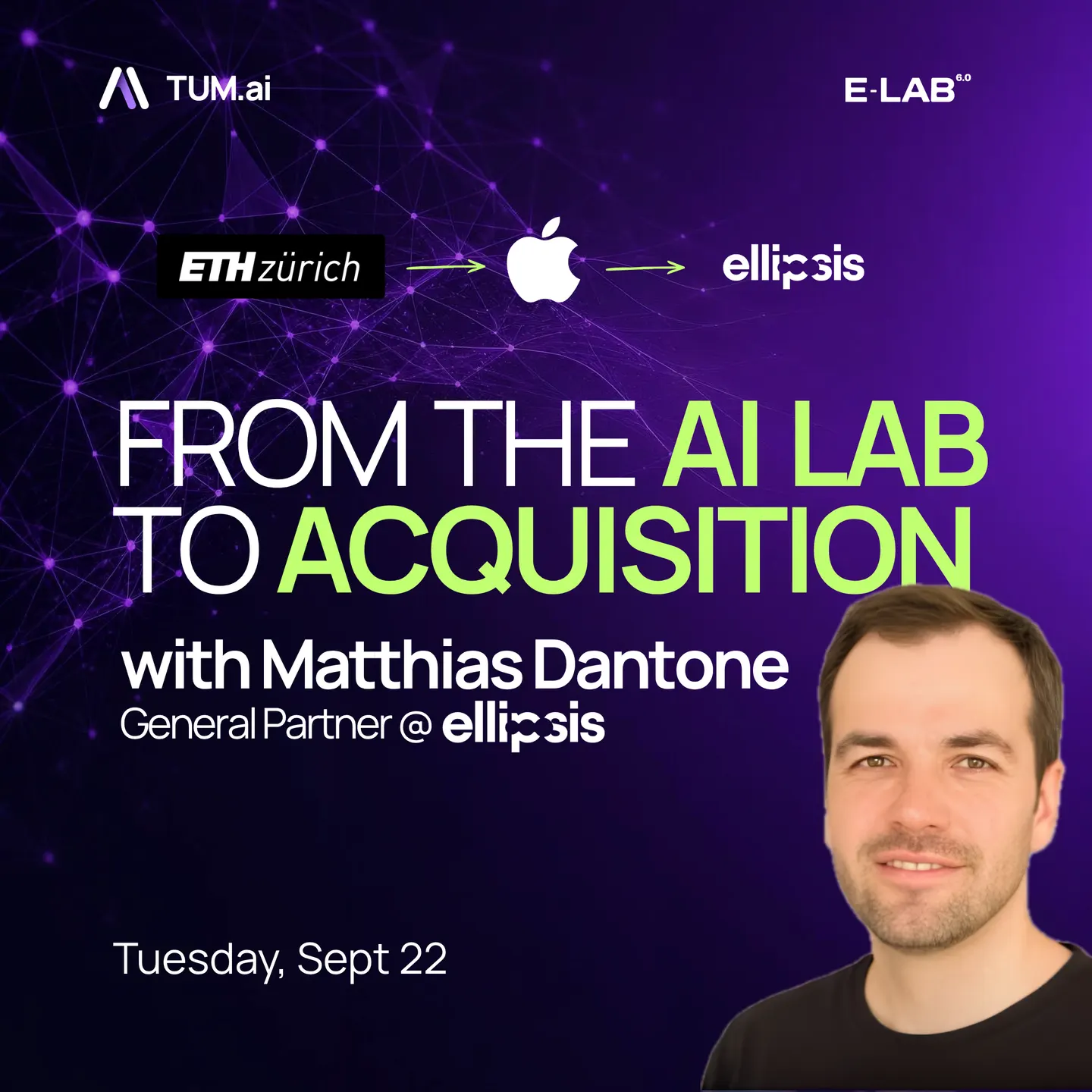 From the AI Lab to Acquisition - TUM.ai x ellipsis