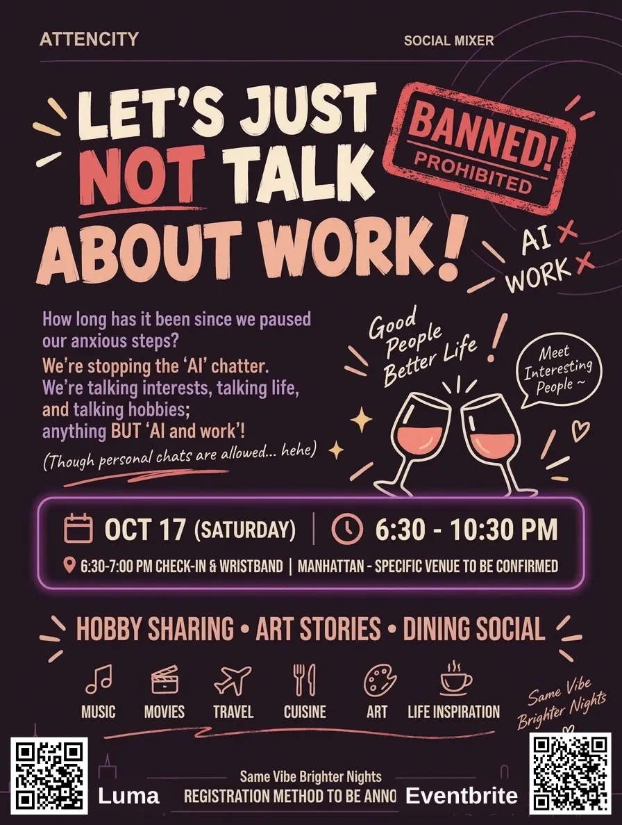 An Evening of Passions, Stories & Connections