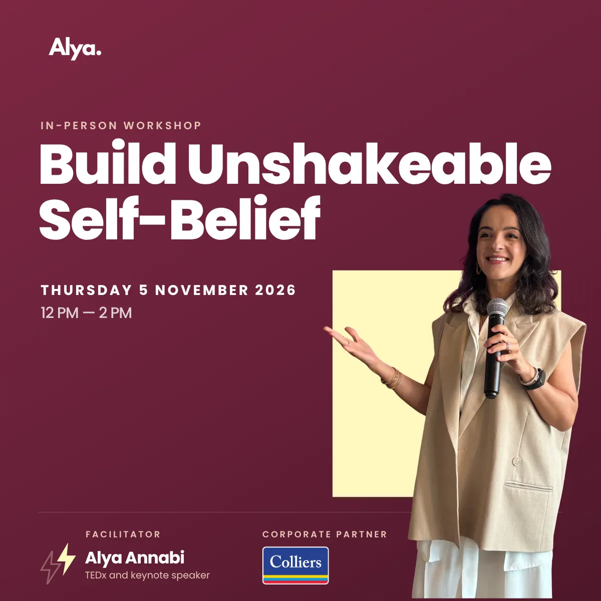 Build Unshakeable Self-Belief Workshop
