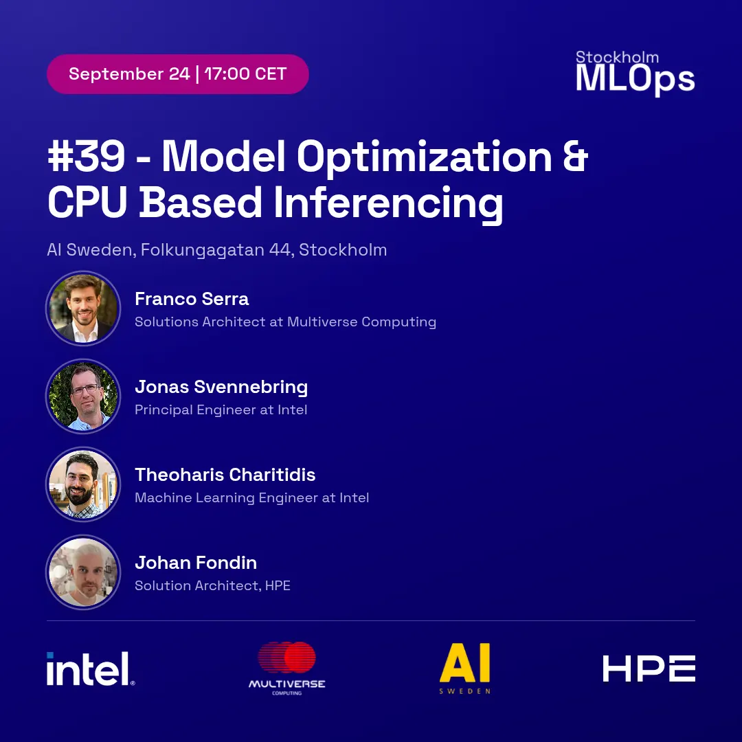 #39 - Model Optimization & CPU Based Inferencing