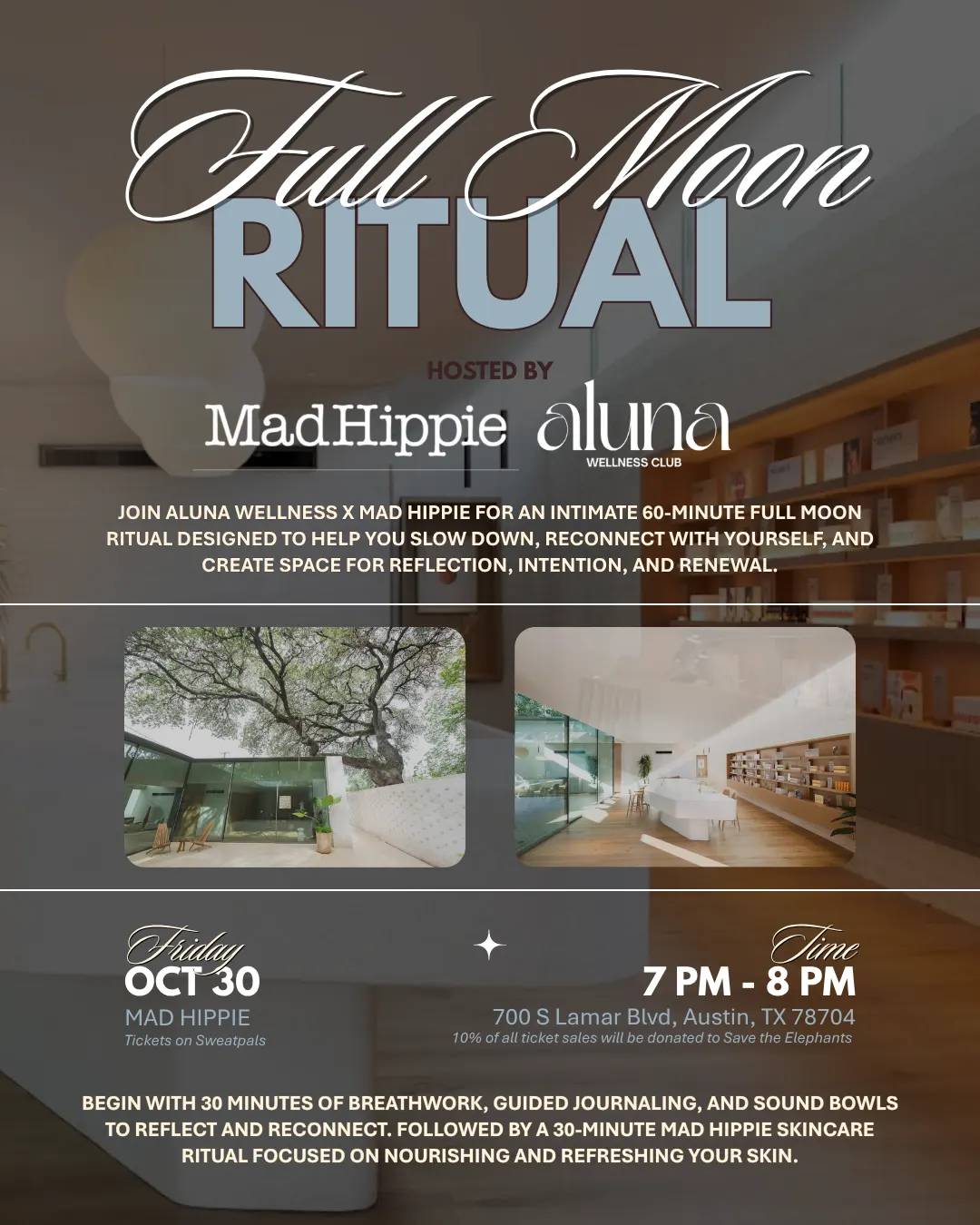 Aluna Full Moon Ritual x Mad Hippie *Paid Event/ RSVP link in the description
