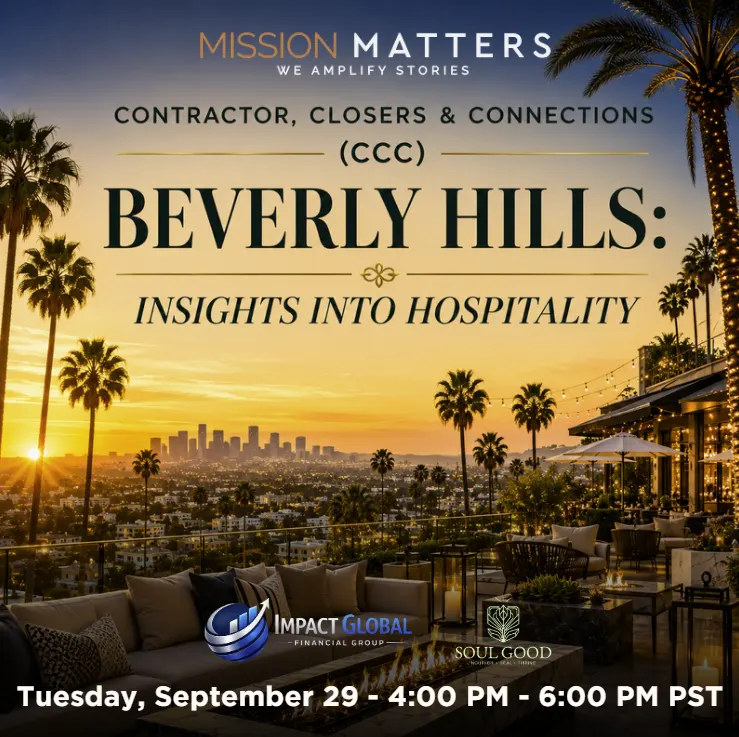 Contractor, Closers & Connections (CCC) Beverly Hills: Insights into Hospitality