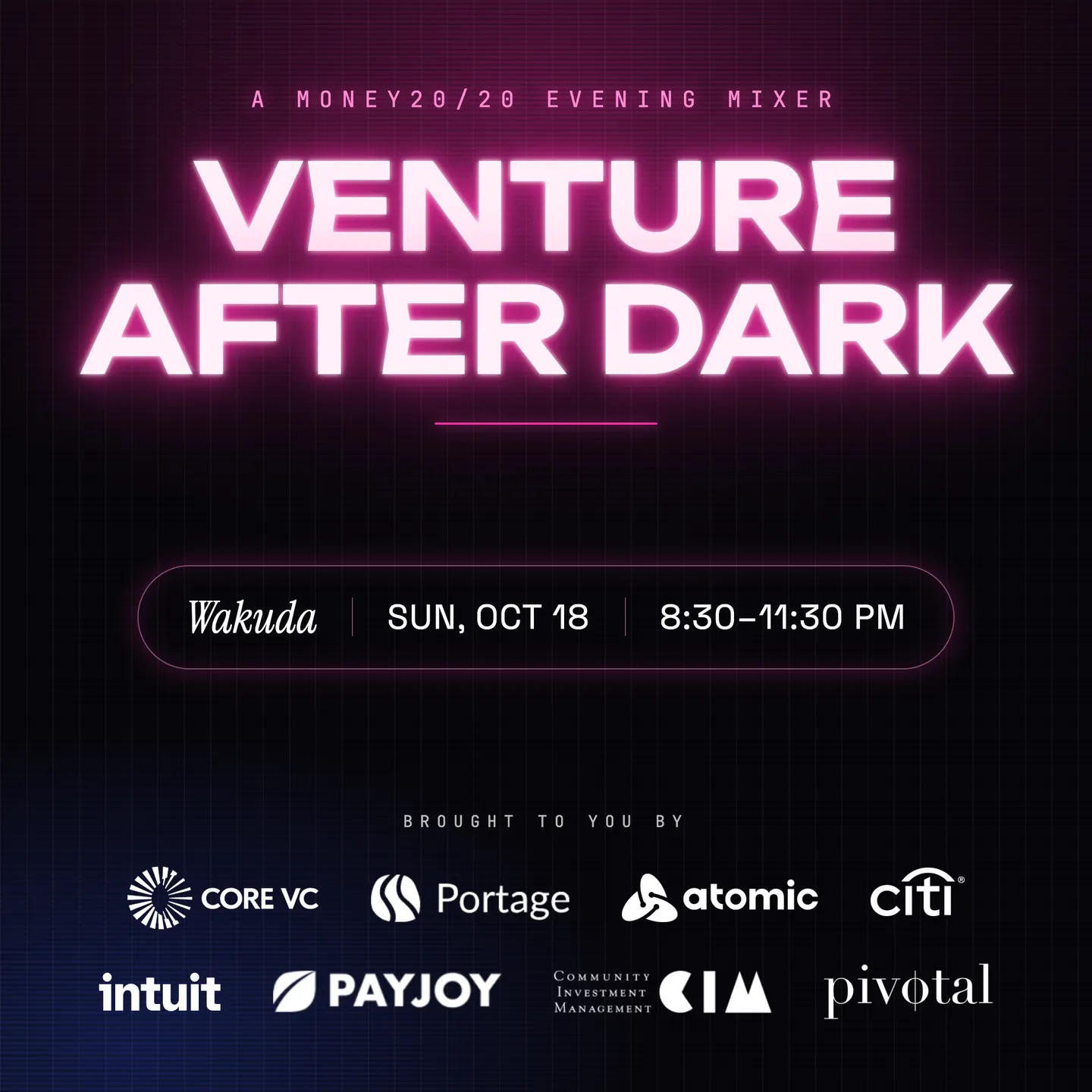 Venture After Dark @ Money20/20