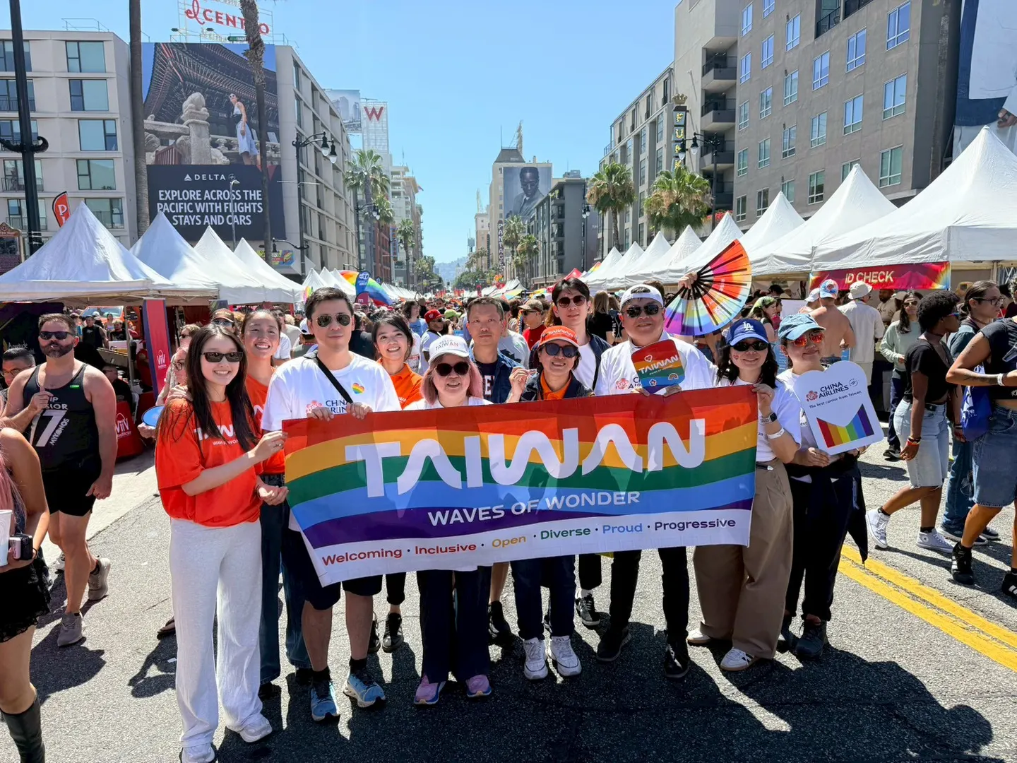 Taiwan Tourism at the LA Pride Parade & Village