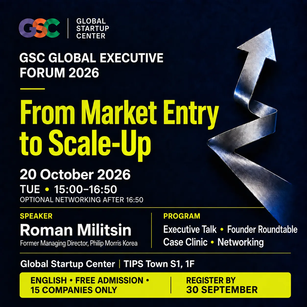 From Market Entry to Scale-Up: GSC Executive Forum with Roman Militsin